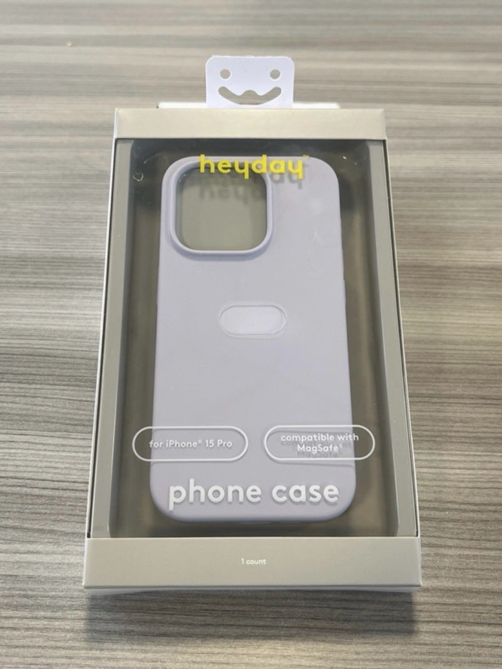 Heyday Apple iPhone 15 Pro Phone Case with MagSafe Light Purple